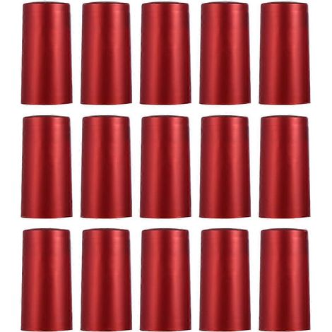 100 Schrumpffolien Zum Verschließen Von Weinflaschen – 6,00 X 3,00 X 3,00 Cm – Rot