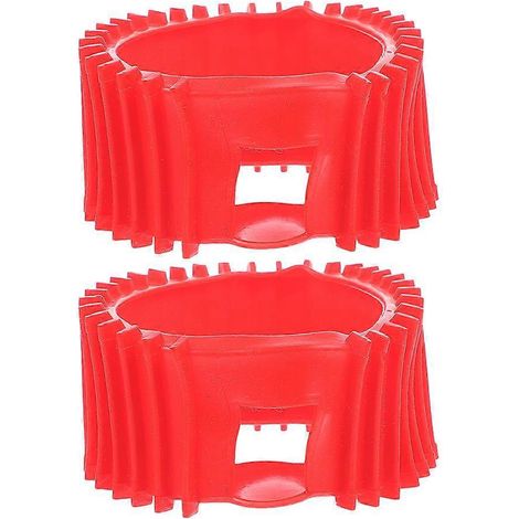 Set Mit 2 Schutzhüllen Für Sauerstoff- Und Acetylen-manometer, Propan-manometer-schutzhüllen – 6,00 X 6,00 X 3,30 Cm – Rot