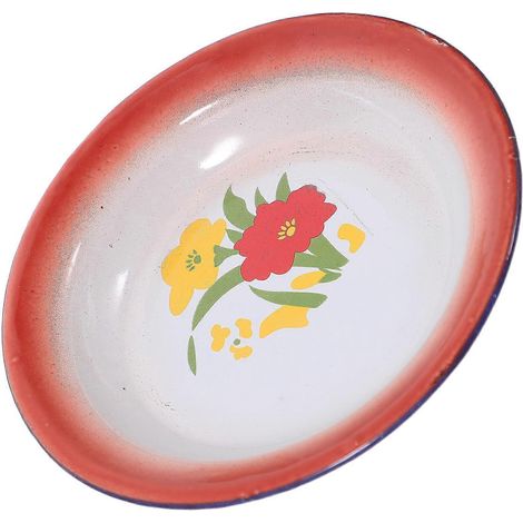 Emaillierter Vorspeisenteller Im Chinesischen Stil, Serviertablett, Geschirr – 14 X 14 X 1,9 Cm