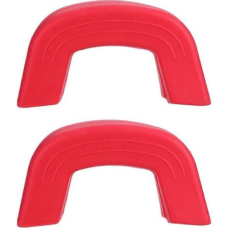 Paar Hitzebeständige Pfannengriffschoner – Größe S – 6 X 3 X 1,5 Cm – Rot