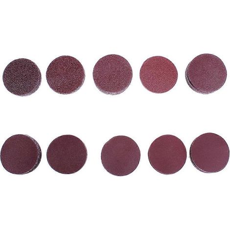 100 Runde Schleifscheiben, 5 Cm (2 Zoll) Durchmesser, Mit Trägerplatte – 5,00 X 5,00 X 2,50 Cm