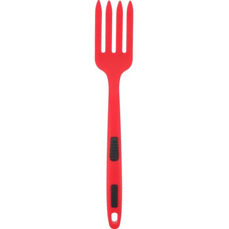 Wiederverwendbare, Abwaschbare Pastagabel, Große Ergonomische Gabel – 29,5 X 5,3 X 2,4 Cm – Rot