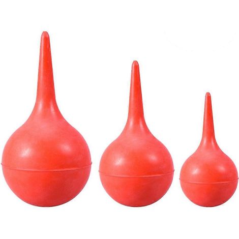 Set Mit 3 Ohrstöpseln Aus Gummi Mit Saugnäpfen Zur Ohrreinigung – Rot