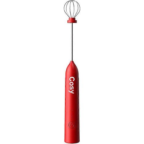 Tragbarer Schneebesen Aus Edelstahl, Sahneschläger, Effizienter Eierquirl (rot) – 31 X 3,3 Cm – Rot