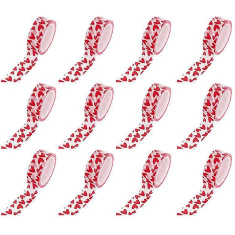 12 Rollen Geschenkpapierband
