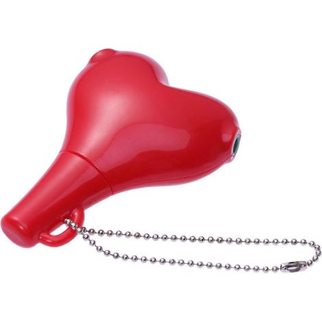 Herzförmiger 2-wege-stereo-audio-splitter-adapter Für Kopfhörer, 3,5-mm-klinkenstecker, Kompatibel Mit Allen Geräten (rot) - Rot