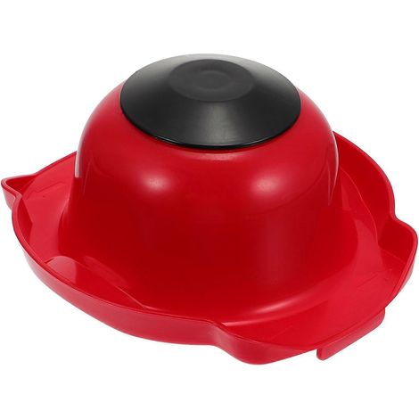 Fingerschutz Für Gemüsereibe, Stabiler Multifunktionsständer Für Optimale Lebensmittelsicherheit – 11,5 X 10,8 X 5 Cm – Rot
