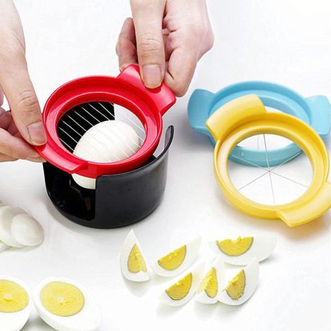 3-in-1-eier-, Apfel- Und Tomatenschneider Aus Edelstahl – Multifunktionales Küchengerät