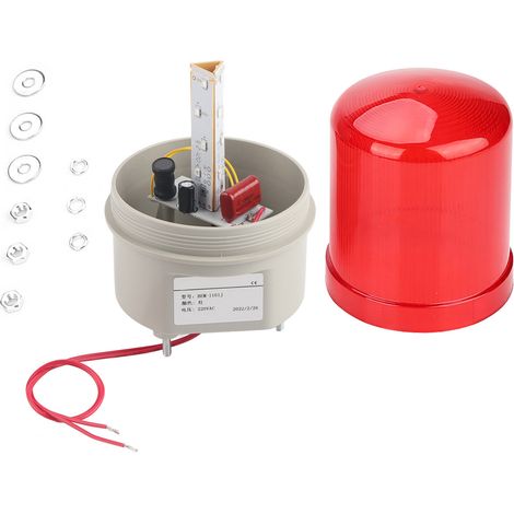 Rotierende Led-notleuchte Mit Akustischem Und Optischem Alarm, 220 V