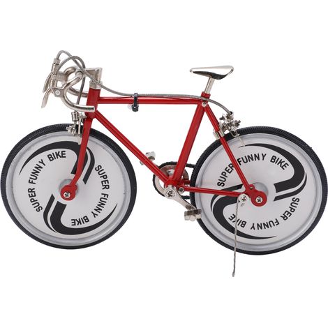 Retro-fahrradornament Aus Aluminiumlegierung, Detailreich, Realistische Form, Zur Dekoration Von Mountainbikes Und Fahrrädern