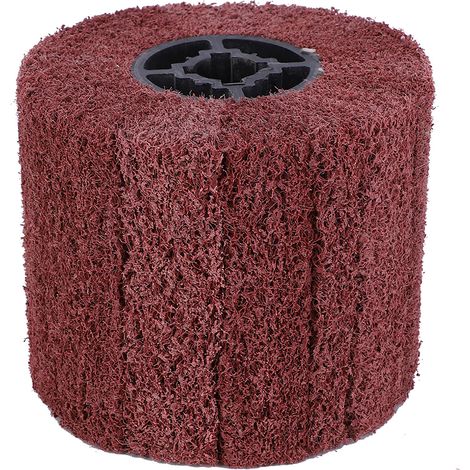 Gummipolierscheibe Für Metall, Lamellenbürste Für Edelstahl, Aluminium Und Eisen, Körnung 120, Robuster Kreuzkern.