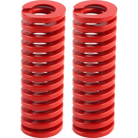 Federn Für Pressformen, Mittlere Belastung, Rot, Außendurchmesser 30 Mm, Innendurchmesser 15 Mm (tm3090mm) – 2er-pack