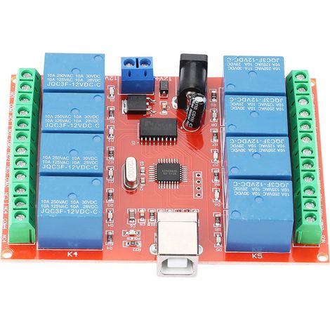 8-kanal 12v Usb-controller Für Pc - Intelligentes Relaismodul