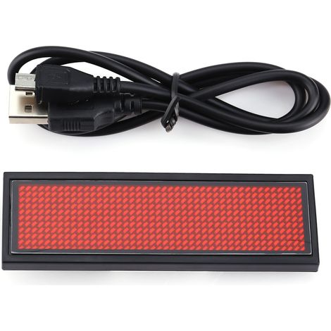 Rote Led-laufschriftanzeige – Beleuchtetes Namensschild