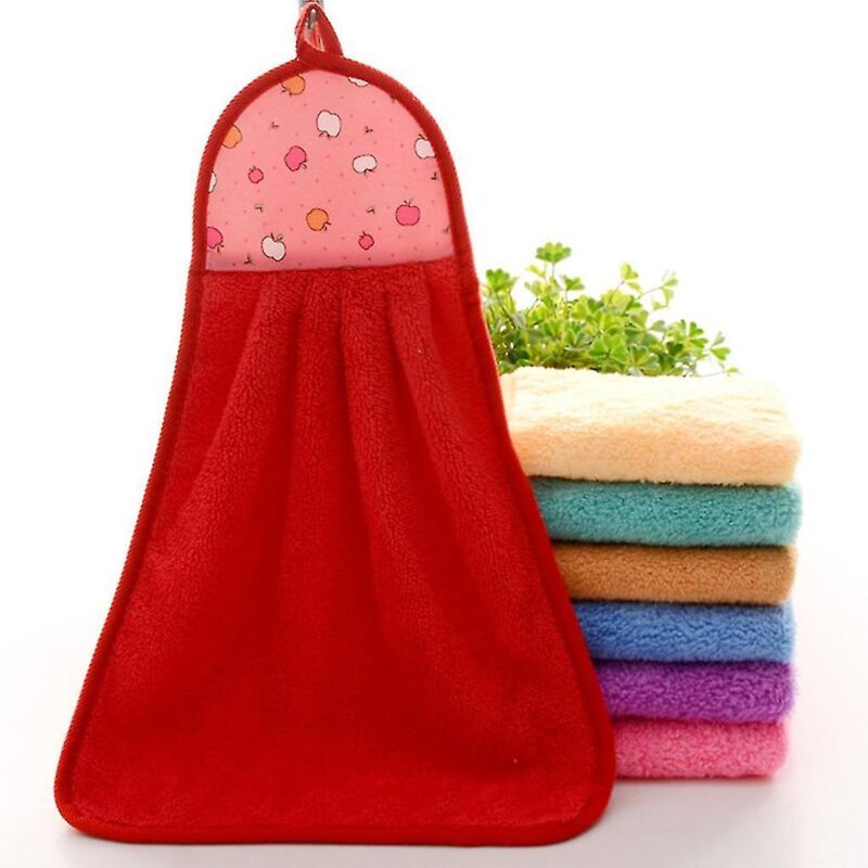 Set Mit 3 Badetüchern Aus Korallensamt – Rot