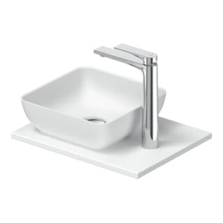 Duravit Konsolenwaschtisch Sivida 41x33cm, weiß seidenmatt