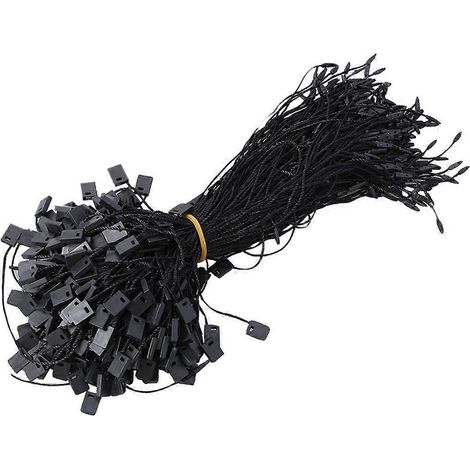 950 Schwarze Kabelbinder Aus Nylon Mit Druckknopfverschluss Und Schnalle (schwarz) - Schwarz