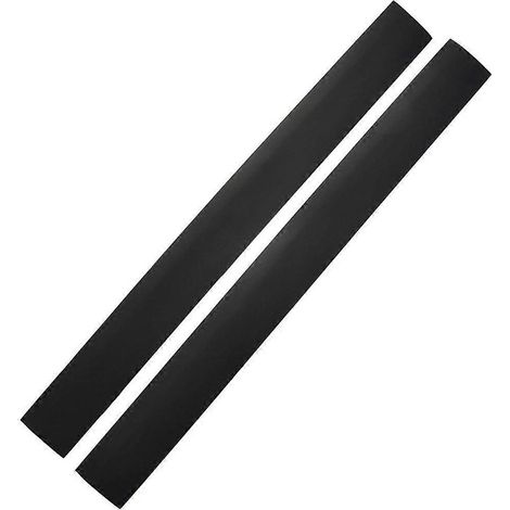 Set Mit 2 Silikon-fugenabdeckungen Für Kochfelder Und Arbeitsplatten – 61,5 X 6,5 Cm – Schwarz