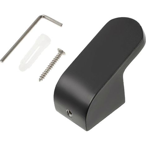 Wandhaken Für Kleidung Und Bademäntel, Stabile Handtuchhaken Aus Aluminium – 5,5 X 4 Cm – Schwarz