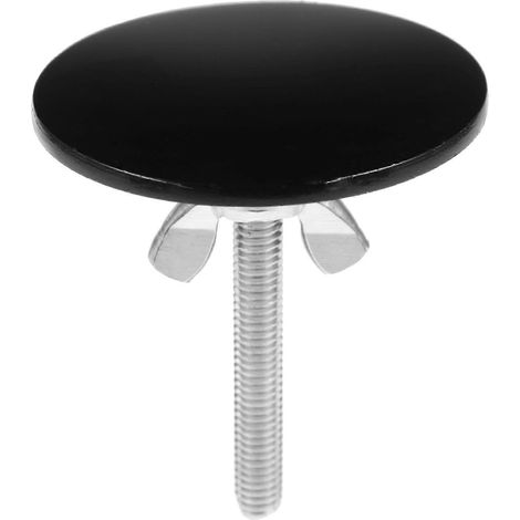 Abflussstopfen Für Küchenspülen, Dekorativer Wasserhahnstopfen, Abflussstopfen – 6 X 5,2 Cm – Schwarz