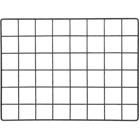 Wandpaneel Aus Schmiedeeisen, Dekorativer Bilderrahmen, Wandorganizer Aus Schmiedeeisen, Wohnaccessoire – 50,00 X 30,30 X 0,50 Cm – Schwarz