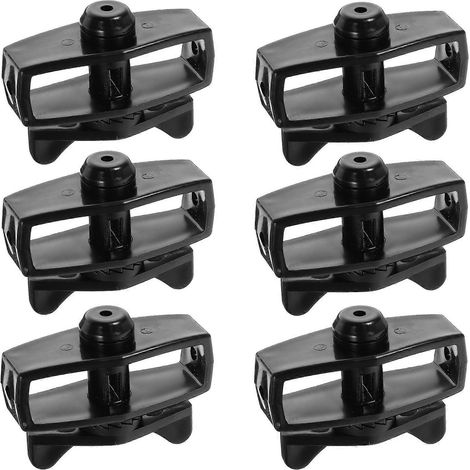 Set Mit 6 Kabelspannern, Robuste Kabelspanner, Zubehör Zum Spannen Von Kabeln – 6,50 X 5,00 X 2,50 Cm – Schwarz