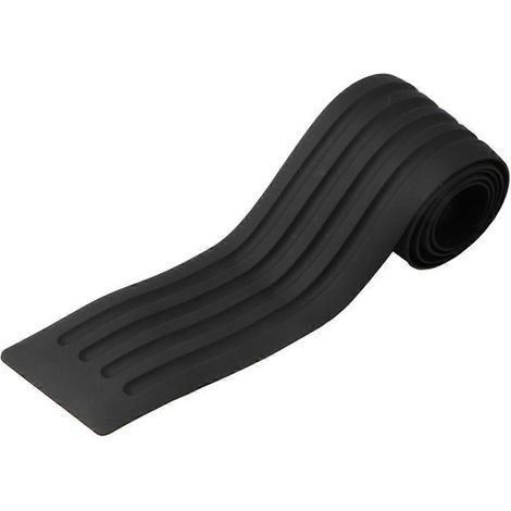 Kratzfester Heckstoßstangenschutz Aus Gummi Für Kofferraum Und Ladefläche – 90 X 8 X 0,2 Cm – Schwarz