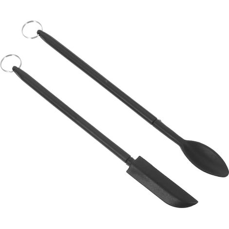 Multifunktionaler Marmeladenspatel, Vielseitiger Butterschaber – 13 X 1 Cm – Schwarz