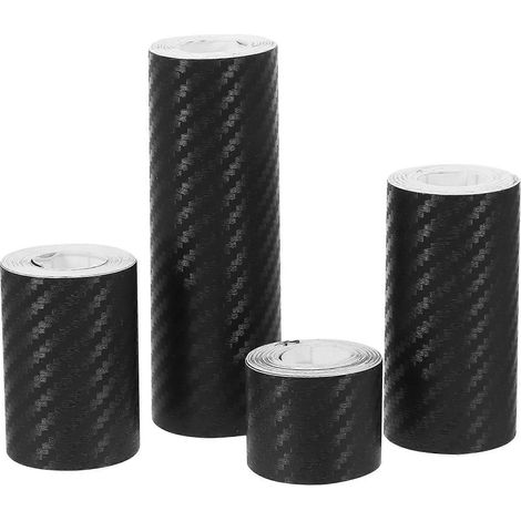 Selbstklebende, Reflektierende Sicherheitsbandrollen Für Autos, Abnehmbare Schutzfolie – 300,00 X 10,00 X 0,01 Cm – Schwarz