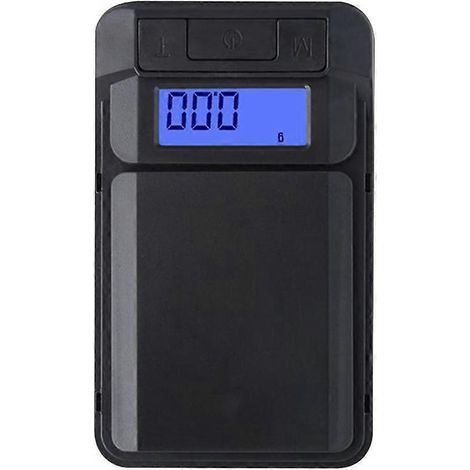 Mini-tragbare Elektronische Waage Für Pulvertee, Schmuck, Kleine Tischwaage Für Zuhause Oder Geschäft, 300 G / 0,01 G – Schwarz
