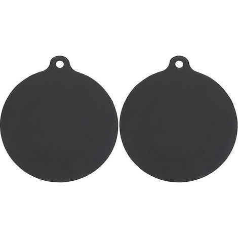 Set Mit 2 Wiederverwendbaren Silikon-backmatten Für Induktionskochfelder – 19 X 16,5 X 0,3 Cm – Schwarz