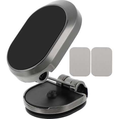 Autohandyhalterung, Faltbar Und Magnetisch, Multifunktional – 5,5 X 3,8 Cm – Schwarz