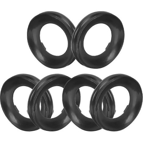 6er-set Eierhalter Aus Kunststoff, Präsentationsständer, Untersetzer Für Kugelförmige Oder Kürbisförmige Eier, Für Bastelarbeiten – 8 X 8 Cm – Schwarz