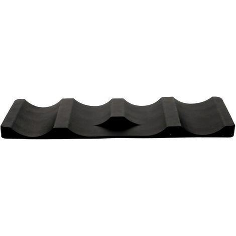 Silikon-bierflaschenkissen (1 Stück), Für Den Kühlschrank, Zum Stapeln Von Getränken Und Abstellen Von Flaschen In Der Küche. – 25,5 X 10 X 1 Cm – Schwarz