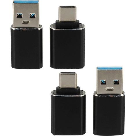 Usb-typ-c-auf-usb-3.0-konverter, Usb-c-otg-adapter Für Usb-c-smartphones – 3 X 1,5 Cm – Schwarz