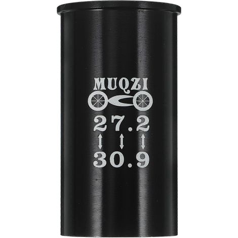 Dead Fly Sattelstützen-reduzieradapter, Verstellbarer Durchmesser Von 27,2 Bis 30,9 Umdrehungen, Für Mountainbikes Und Rennräder (schwarz)