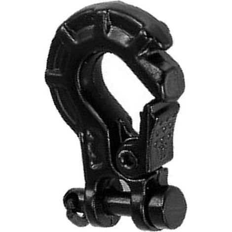 Seilwindenhaken Aus Aluminiumlegierung Im Maßstab 1:10, Dekoratives Zubehör Für Offroad-rc-trucks/cars (schwarz) – 1,8 X 1,1 X 1,15 Cm – Schwarz