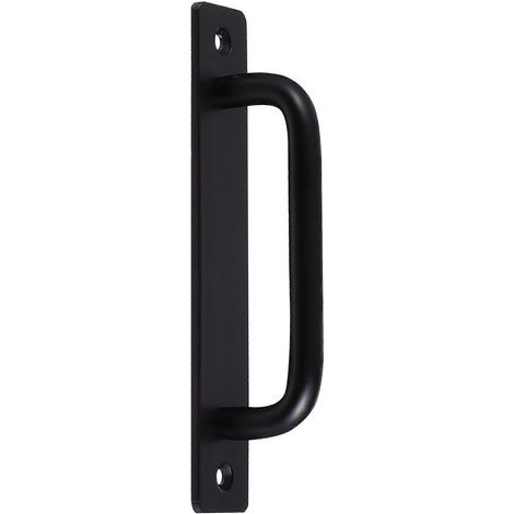 Praktischer Garagentorgriff, Scheunentorgriff, Praktischer Türgriff – 18 X 2,5 Cm – Schwarz
