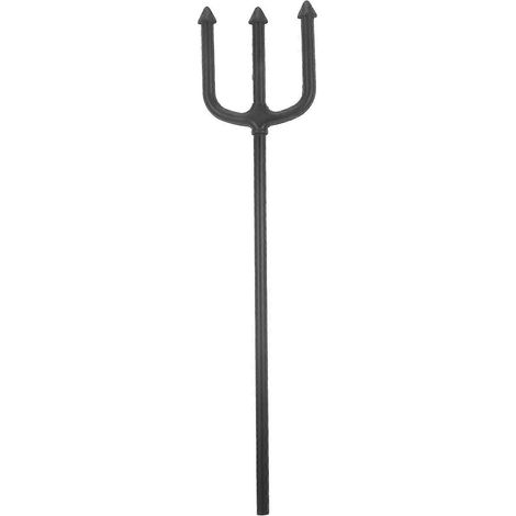 Dämonische Gabel Für Cosplay, Teuflische Gabel-requisite Für Aufführungen, Halloween-partys, Gabel-accessoire – 50,00 X 12,00 X 1,30 Cm – Schwarz