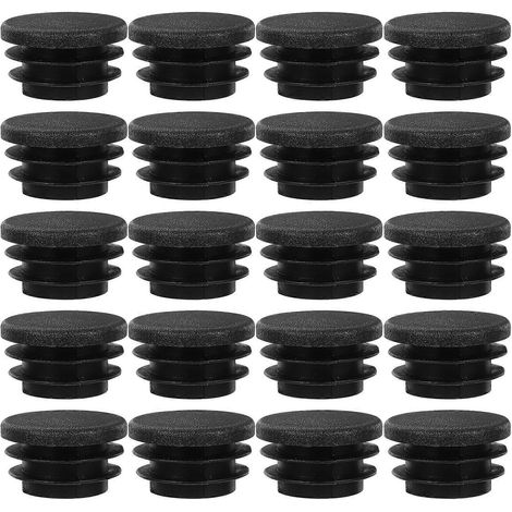 50 Stuhlbeinkappen, Möbelbeinschoner, Bodenschoner Für Stühle Und Tische – 2,50 X 2,50 X 1,50 Cm – Schwarz