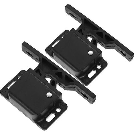 Sicherheitsriegel-sets Für Schränke, Schubladen Und Türen Von Wohnmobilen Mit Verstärktem Schließsystem. – 5,00 X 3,50 X 1,50 Cm – Schwarz