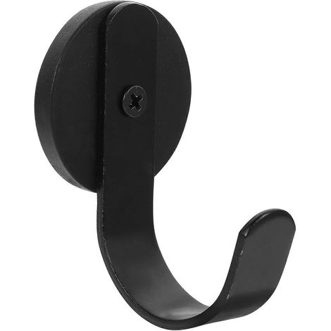 Magnetischer Girlandenhaken, Magnetischer Weihnachtskranzhaken, Aufhängehaken Aus Eisen – 7 X 4,5 X 4,3 Cm – Schwarz