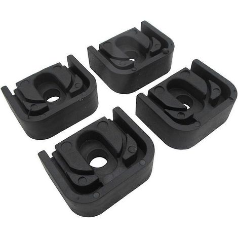 Antivibrations-gummipads Für Klimaanlagen-montagehalterungen – 5,1 X 3,9 X 1,7 Cm – Schwarz