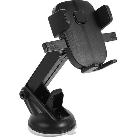 Handyhalterung Mit Saugnapf Für Das Armaturenbrett Im Auto – 10,2 X 8,5 X 24 Cm – Schwarz