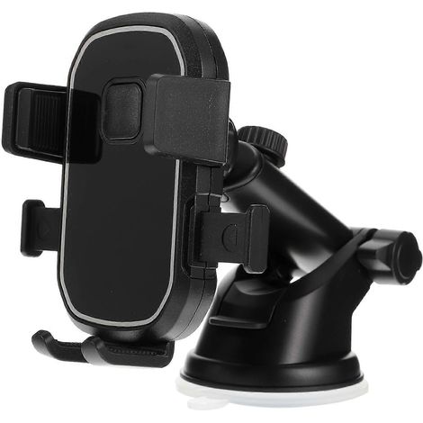 Handyhalterung Mit Saugnapf Für Die Lüftungsschlitze Im Auto, Handyhalterung, Handyzubehör – 12 X 6,5 Cm – Schwarz