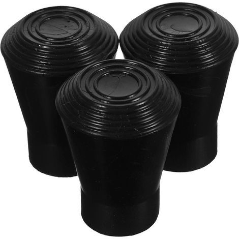 Set Mit 3 Drum-pads, Gummifüßen Für Snare-drum-ständer, Percussion-instrumententeile – 2,9 X 4 Cm – Schwarz