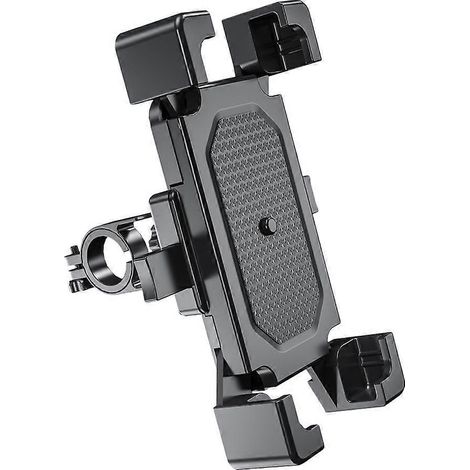 Handyhalterung Für Motorräder Und Elektrofahrzeuge (lenkerhalterung) – 14,4 X 13,3 Cm – Schwarz