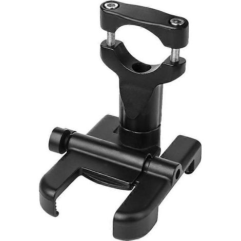 Verstellbare Handyhalterung Für Fahrrad-/motorradlenker (schwarz) – 8 X 8 X 6 Cm – Schwarz