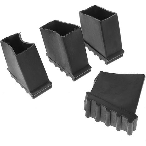 Set Mit 4 Trittleiter-fußschonern, Mehrzweck-leiterfußschoner, Antirutschpads – 5,00 X 5,00 X 2,50 Cm – Schwarz