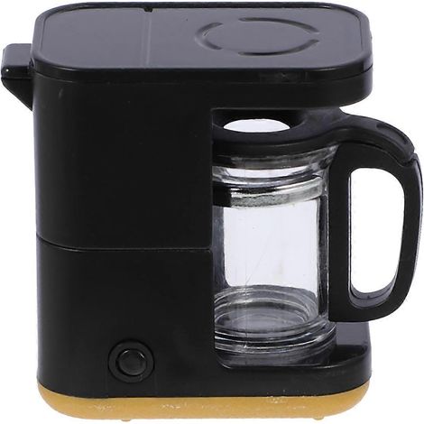 Mini-kaffeemaschine, Haushaltsgerät, Niedliche Kleine Deko-kaffeemaschine – 3,8 X 3,7 X 2,4 Cm – Schwarz